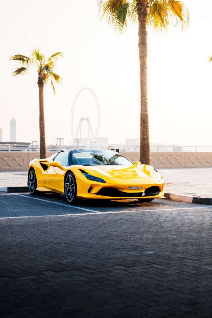 Ferrari-F8-Spider-yellow